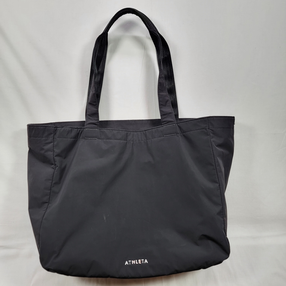 Athleta Black Gym / Travel Tote Bag